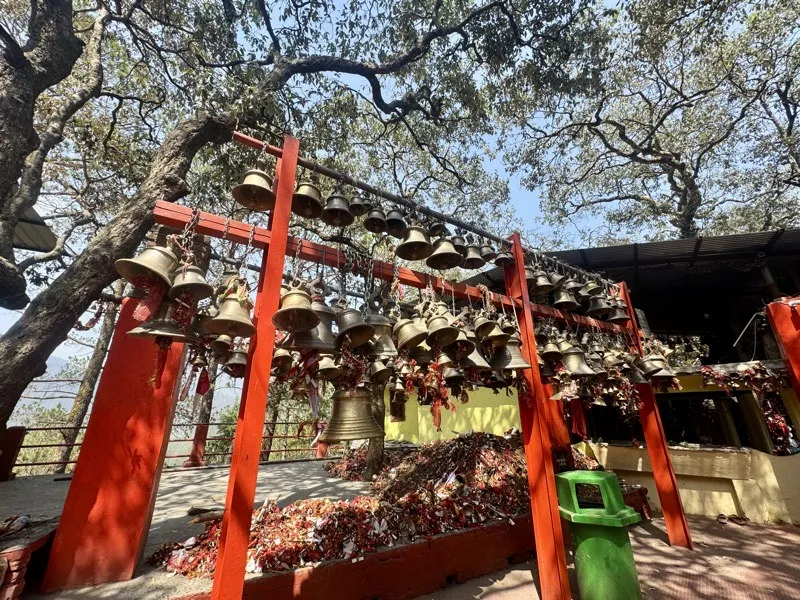 Brass bells at Golu Devta temple, Ghorakhal, 9 km from the property